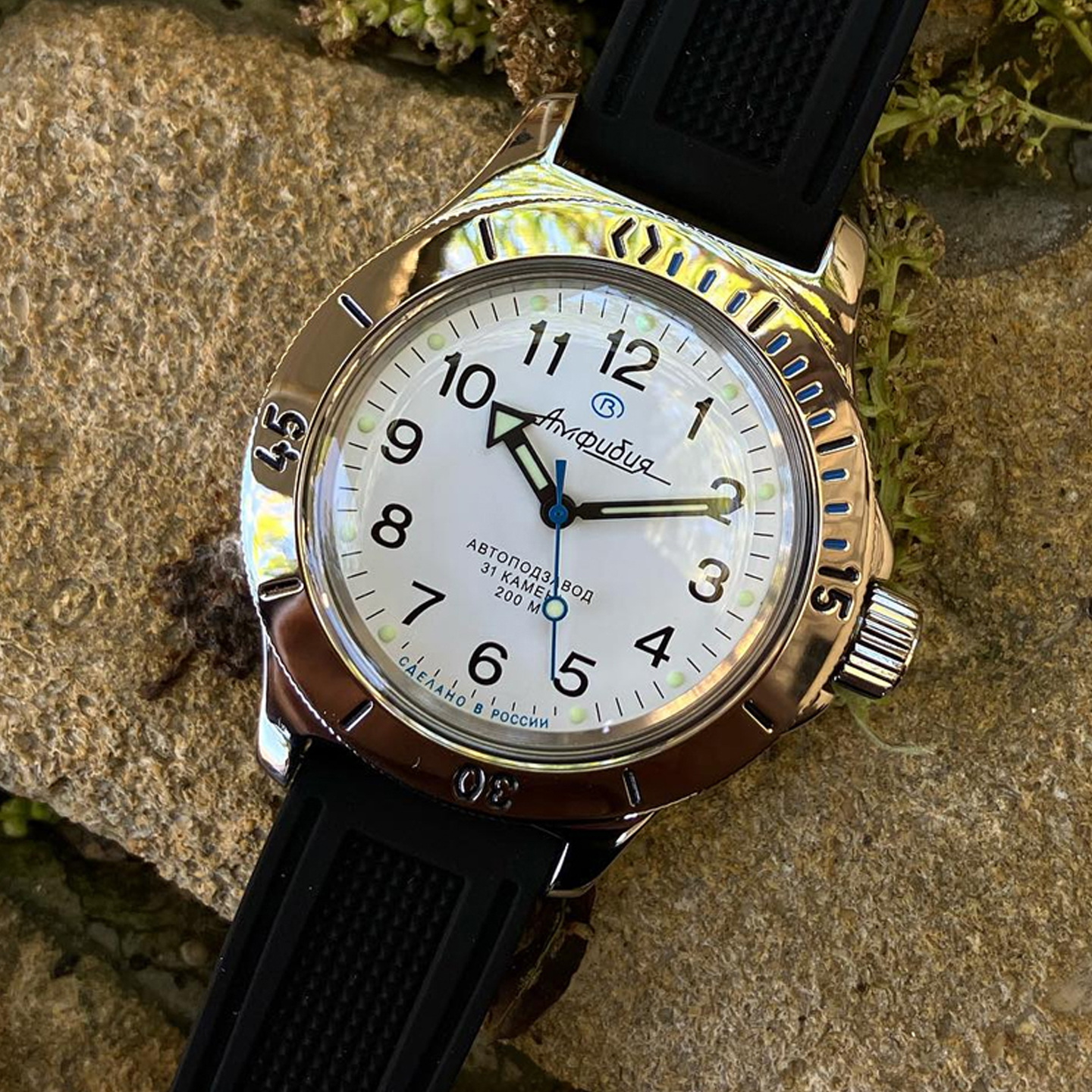 军表防震潜水自动机械男夜光耐用