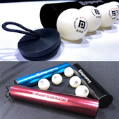 乒乓球滚胶棒套胶皮金属压胶棒粘拍工具清洁剂套装 乒乓网装 球式