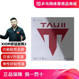 XIOM骄猛踏舞2TAU二代粘性内能乒乓球胶皮球拍反胶套胶 乒乓网