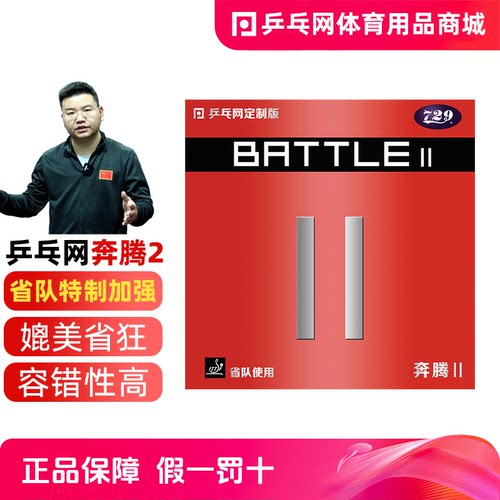 乒乓网奔腾2省队金版特制套胶