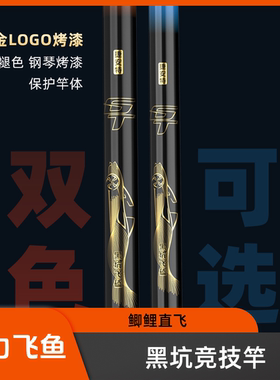 8H12H20H高碳素钓鱼竿台钓竿飞抄罗非竿19调GT黑抗竿飞磕飞鱼竿
