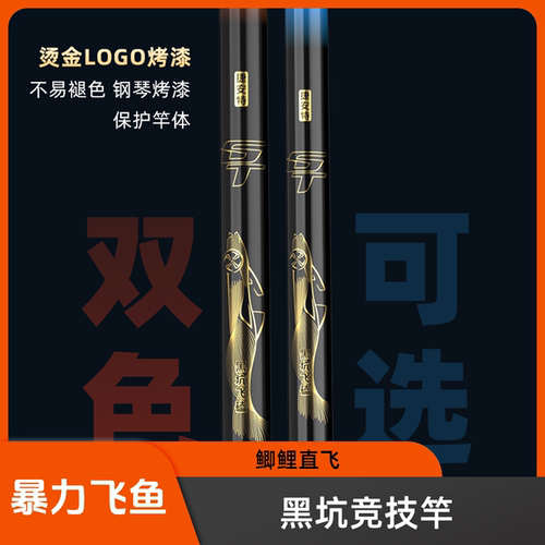 8H12H20H高碳素钓鱼竿台钓竿飞抄罗非竿19调GT黑抗竿飞磕飞鱼竿