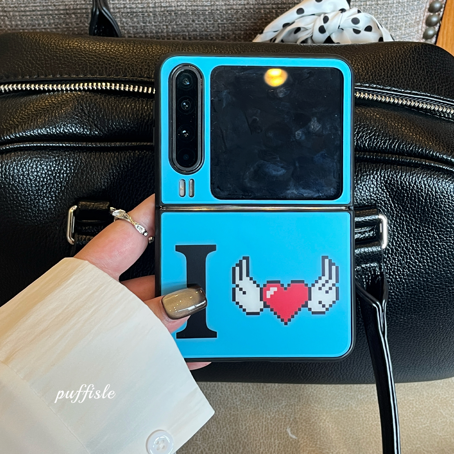 泡芙岛小众设计时尚个性Ilike适用于华为purax/典藏版阔折叠轻薄磨砂一体磁吸手机壳