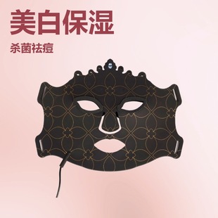 现货促销硅胶面罩彩光嫩肤美容仪红光理疗光照疗法大排灯LED面膜
