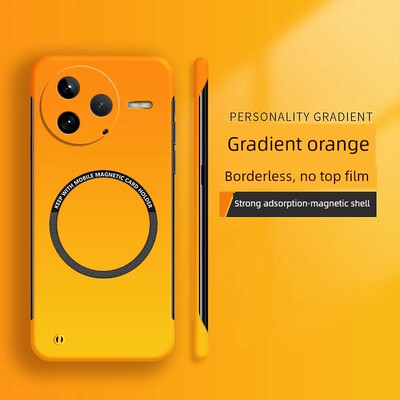 适用红米K80pro手机壳渐变肤感K70至尊版防摔无边框redmiK80保护套新款硬壳K60/50磁吸男女士网红高端K40S