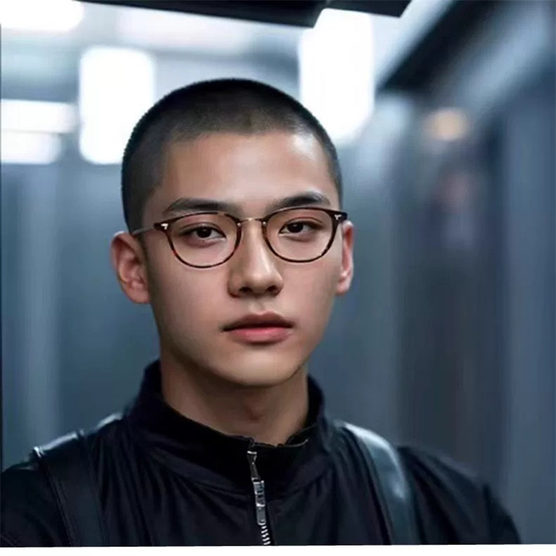 超轻文艺板材小框复古纯钛眼镜框圆框镜架男女款眼镜配近视镜568N