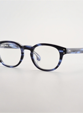 复古手工眼镜架圆框男黑色个性眼镜架可近视眼镜圆框黑框眼睛TORO