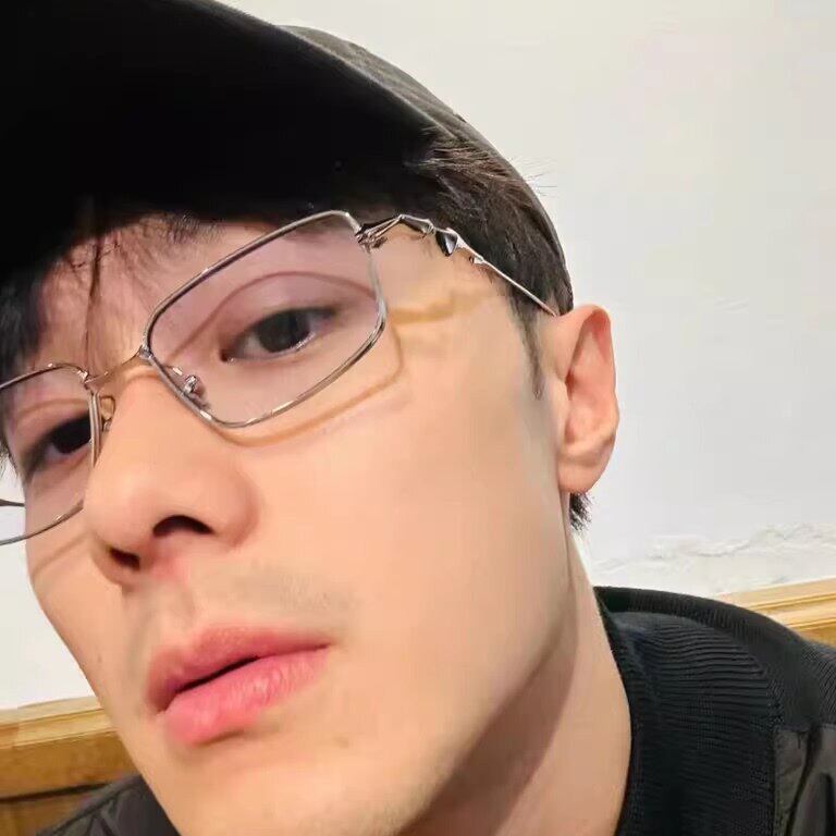 韩国超轻钛框眼镜架配近视蓝光镜片大框男时尚框架变色镜片女6509