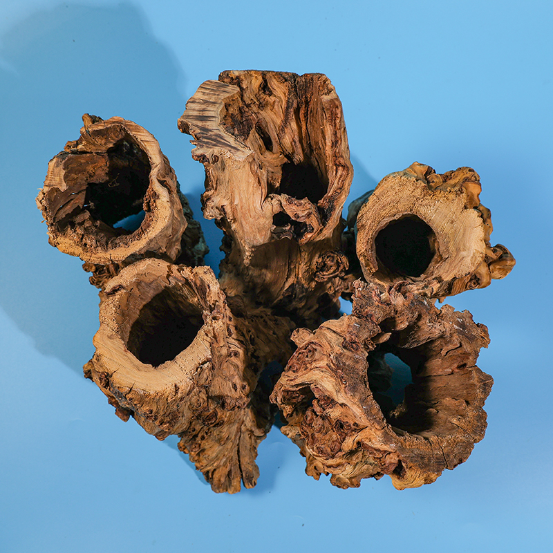 天然石榴木爬宠箱造景躲避洞窝