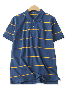 棉POLO衫秋新款外贸女装休闲百搭翻领有扣宽松套头短袖T恤15652