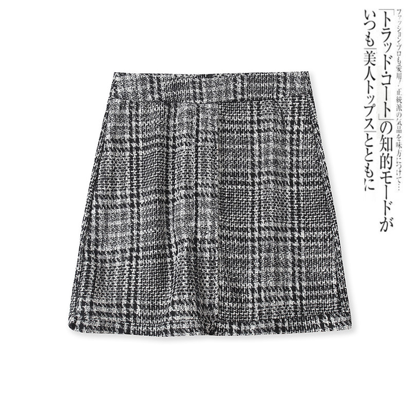 小香风短裙秋新款外贸女装百搭时尚隐形拉链高腰显瘦半身裙13680,女装/女士精品,半身裙,淘宝优惠券,粉丝福利购,淘宝优惠卷