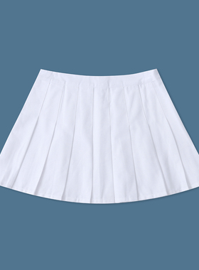 百褶裙夏季新款外贸女装学院风百搭修身侧拉链显瘦半身短裙18344