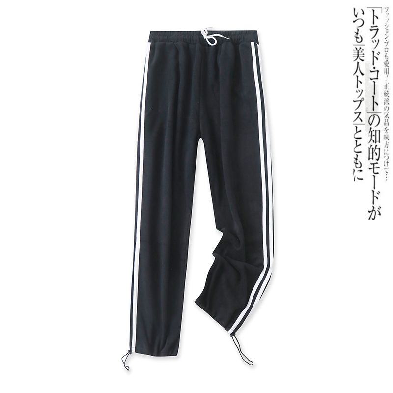 松紧高腰百搭休闲大码运动裤