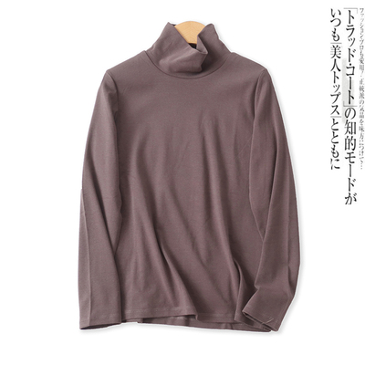 长袖高领打底衫百搭修身套头