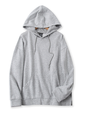 大版型卫衣春新款外贸女装百搭休闲袋鼠兜长袖连帽套头外套13998