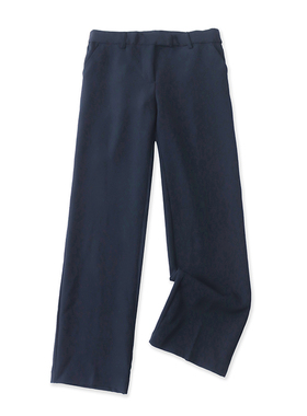 休闲西装裤春季新款外贸女装通勤百搭修身斜插口袋小脚长裤17473