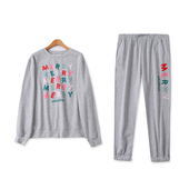 运动长裤 套装 13386 休闲印花长袖 薄绒卫衣 分开出售秋新款 外贸女装