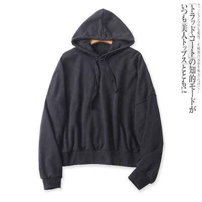 宽松显瘦休闲长袖连帽毛圈卫衣