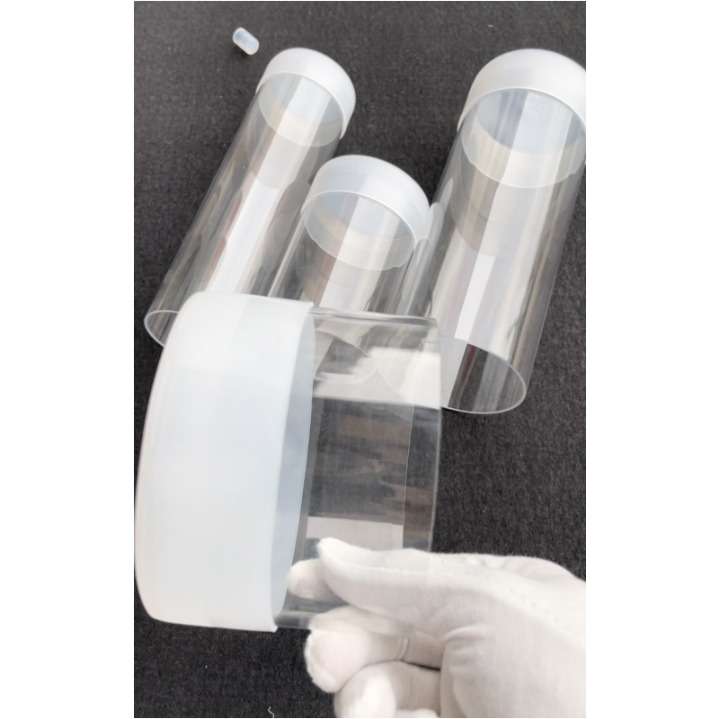 外直径100mm/壁厚2mm/内径96mm高透明PC管韧性高硬管带盖子包装