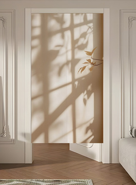 ins网红光影门帘隔断帘玄关厕所帘子遮挡帘卧室卫生间防隐私挂帘