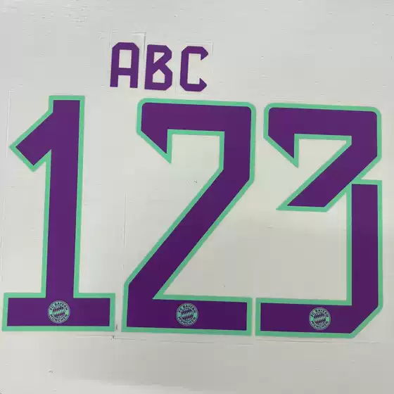 Super a 2324 Bayern Away Player Numbers