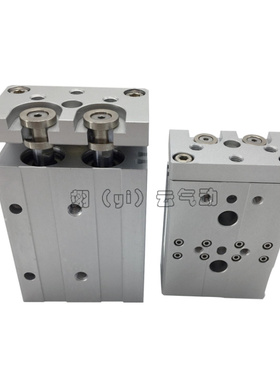 滑台气缸HLQ16X10/20/30/40/50/75/100/125SA SAS SAT SAF