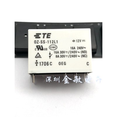 正品原装TE泰科继电器OZ-SS-112L1 12VDC 16A 250V 0Z-SS-112L1