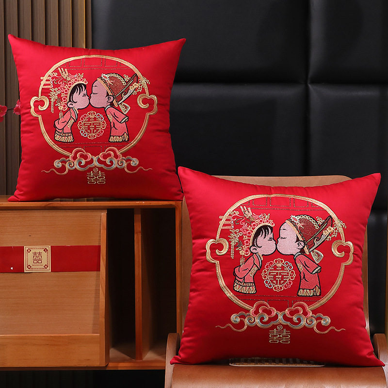 DUOBAO结婚抱枕一对新款