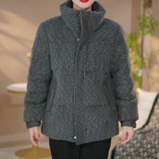 平湖羽绒服女款冬季2025新款今年流行爆款九江巨好看小个子短外套