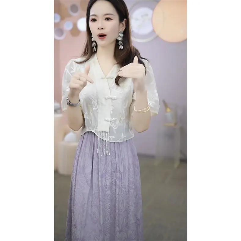 连衣裙2025新款今年流行爆款中年女士妈妈装新款夏季收腰显瘦修身