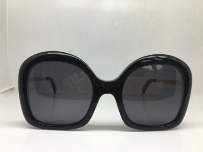 URSULA JORDILAND黑色板材大框太阳镜 女墨镜