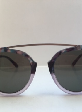 MAHO 手工拼接板材大桃形框太阳镜男女通用 墨镜个性