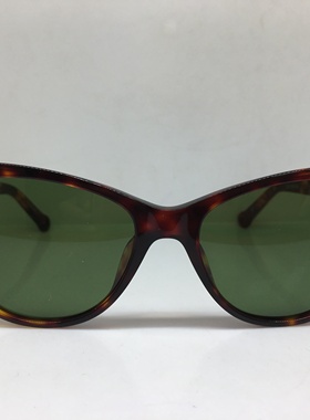 Hally & Son 玳瑁色板材猫眼太阳镜墨镜