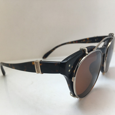 mike nuosl M327玳瑁色板材框眼镜夹片偏光太阳镜墨镜英伦风复古