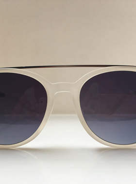 Eyebuydirect Morning Breeze磨砂乳白色板材框复古双梁眼镜架