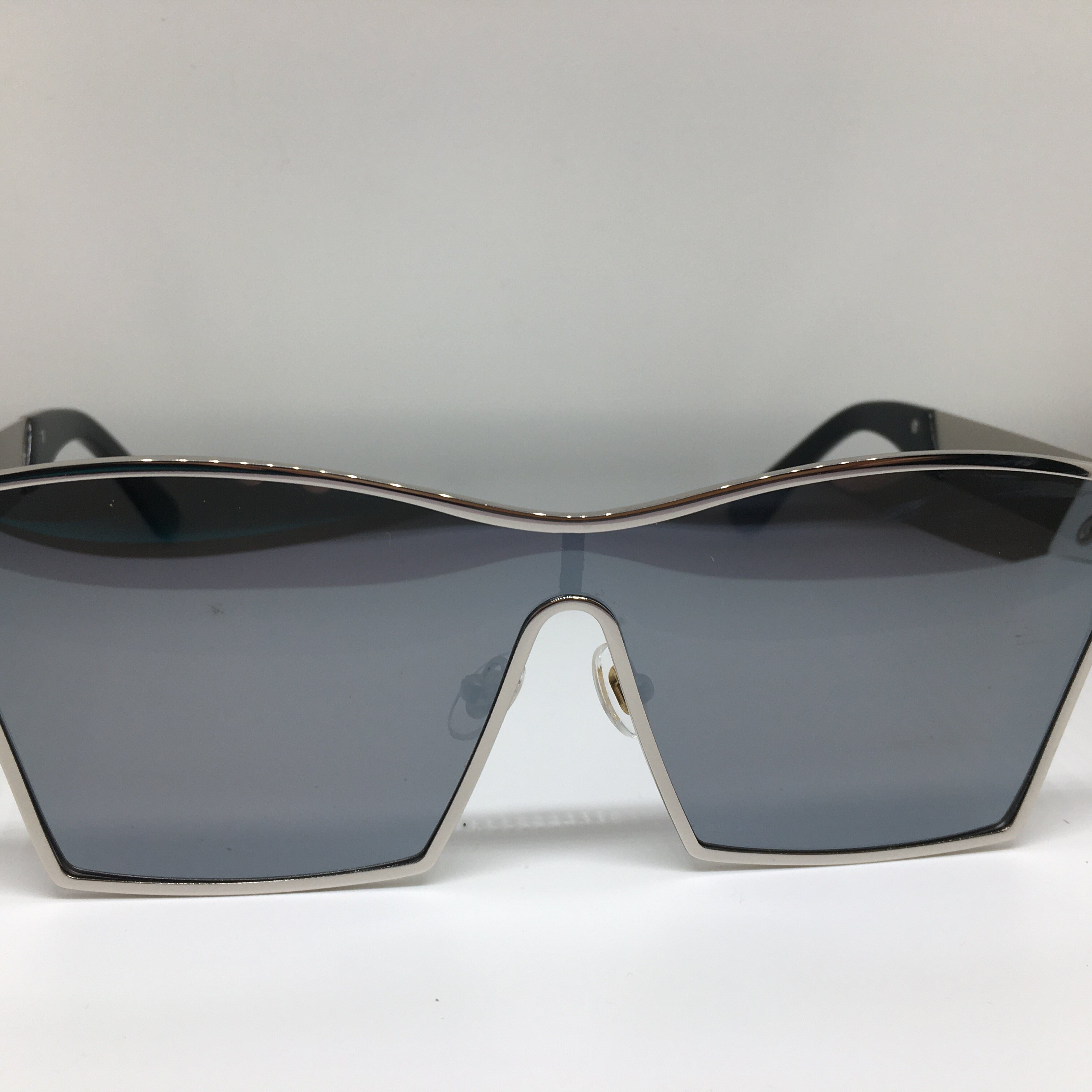 Irresistor IR006银色纯钛大框个性一片式偏光太阳镜墨镜日本