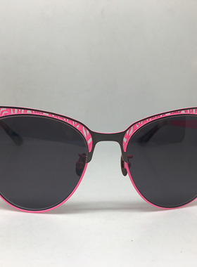 BAEM 15003 绿色粉色色大框合金镂空框架眼镜女眼镜架