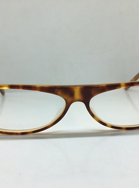 玳瑁色小框板材眼镜男女通用平面镜