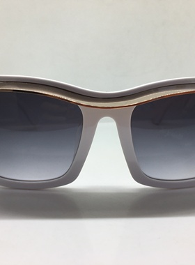 E8468S EJE Optico Sistema 手工 白色板材框金色挡板太阳镜墨镜