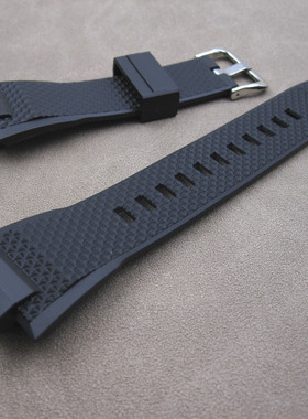 适配卡西欧钢铁之心GST-B400系列橡胶表带黑色防水快拆硅胶手表链