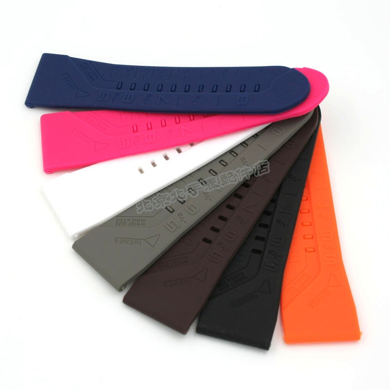 七个星期五防水柔软橡胶手表带