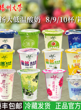 10杯/箱 扬大茉莉花酸奶樱花冰淇淋果然风味杨大扬州大学牛奶特产