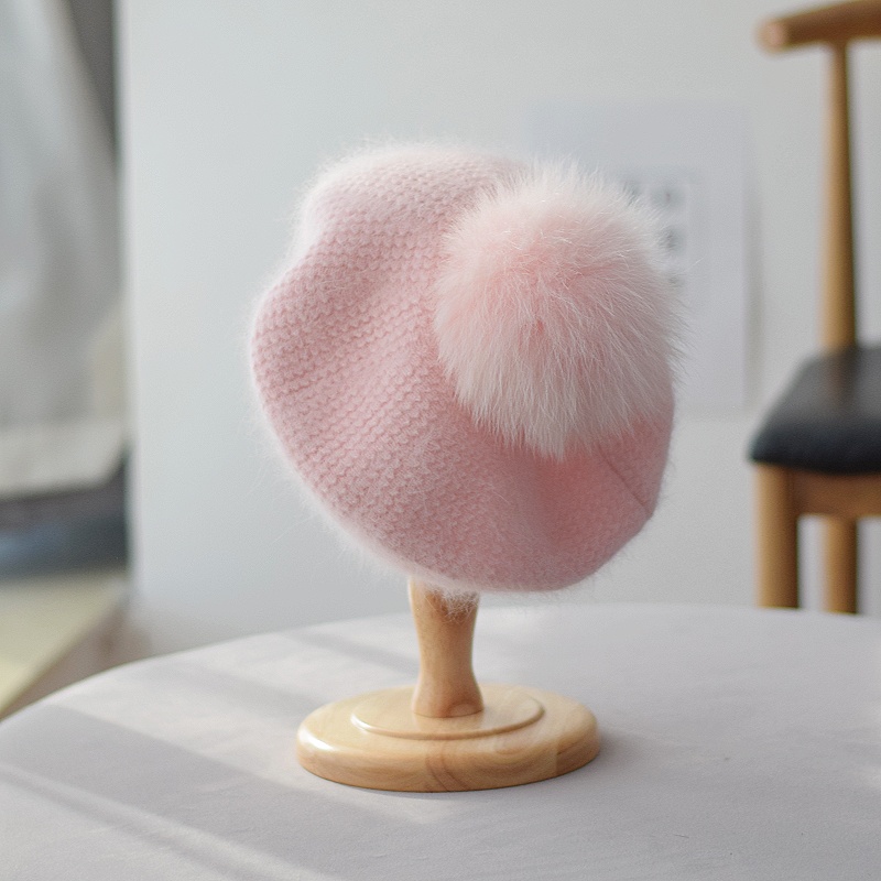 逛街蓓蕾帽女复古秋冬