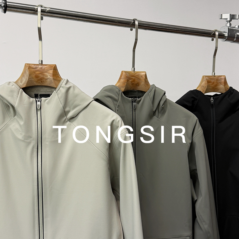 TONGSIR『防泼水&弹力』秋季新款休闲夹克保暖外套男户外防风上衣