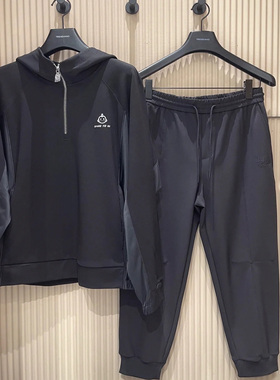 商场款秋季男士休闲裤时尚梭织束脚裤松紧腰收口潮60310/R5