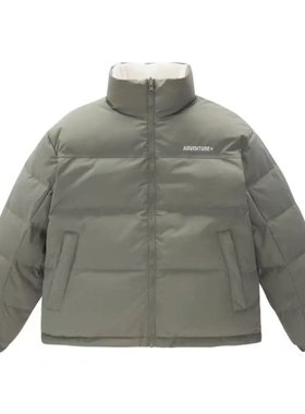 （鸟）秋冬男新款双面穿摇粒绒立领鸭绒保暖羽绒服厚潮C4515/G2-1