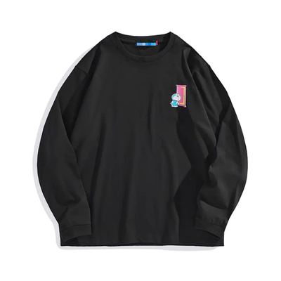 联名男士纯棉长袖卡通T恤