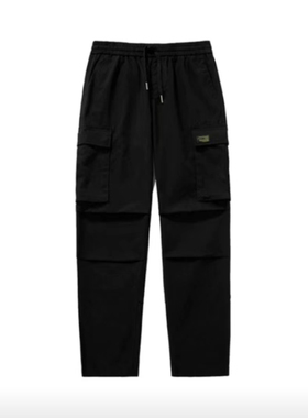 2024秋季男士休闲裤黑色时尚多口袋九分直筒宽松工装裤潮P2309/N2