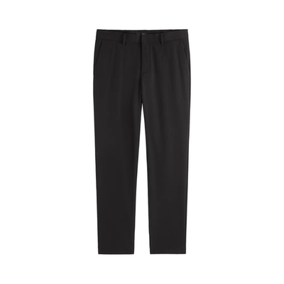 春秋男士刺绣修身免烫休闲裤