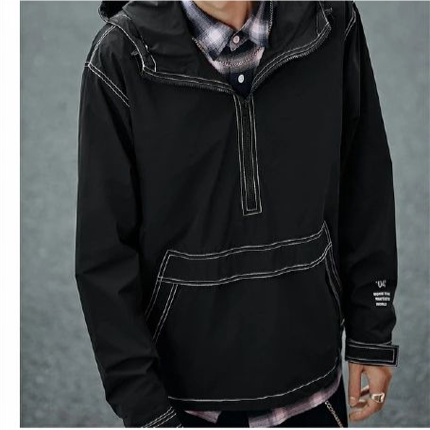 瑕疵~秋季男士潮流休闲辑明线设计夹克连帽工装风外套A3513/GX3